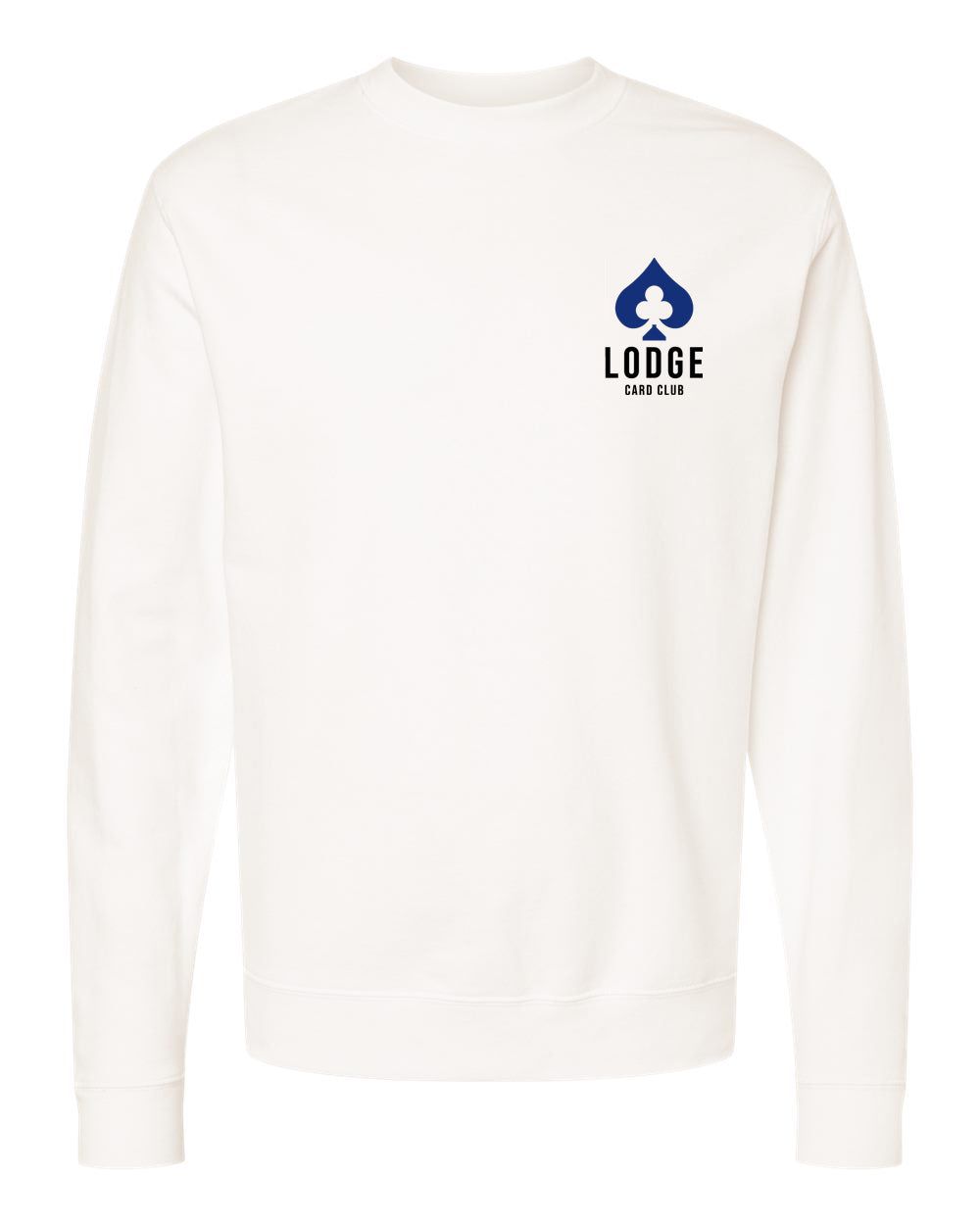 LCC Classic Crewneck Sweater Stacked Logo - Bone